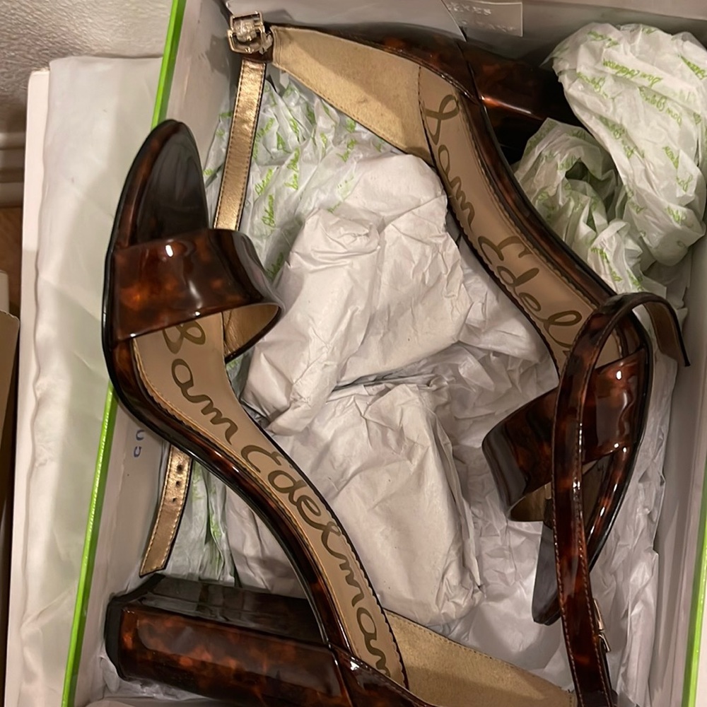 Sam Edelman patent leather heels.